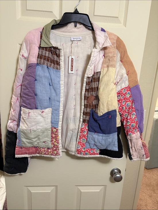 Simpler co Jackets & Blazers - Quilted Patchwork Women's Jacket - Multi